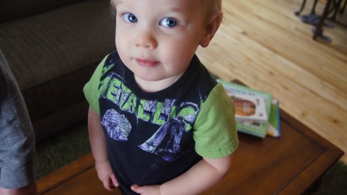 upcycled metallica tee