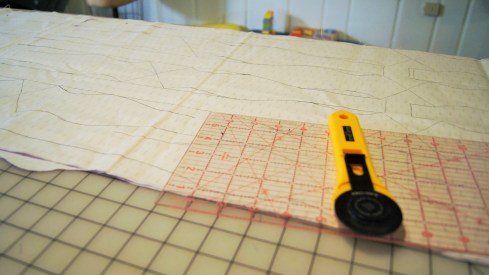 cutting out bow ties